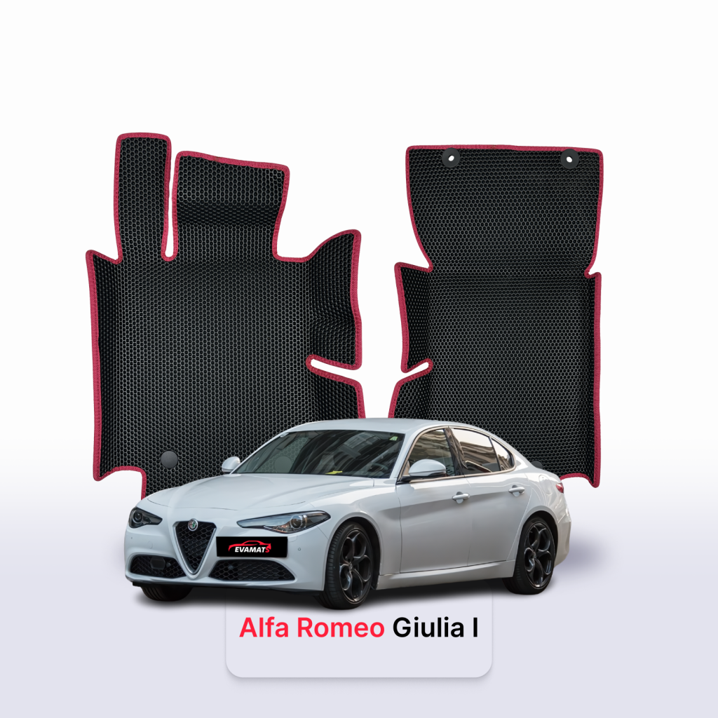 Dywaniki EVA Alfa Romeo Giulia (952) od 2016 sedan – na wymiar z rantem 3D lub bez