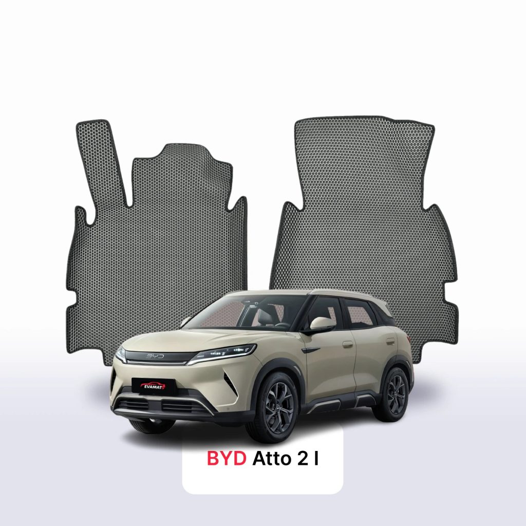 Dywaniki EVA BYD Atto 2 I gen. od 2025 SUV – na wymiar z rantem 3D lub bez