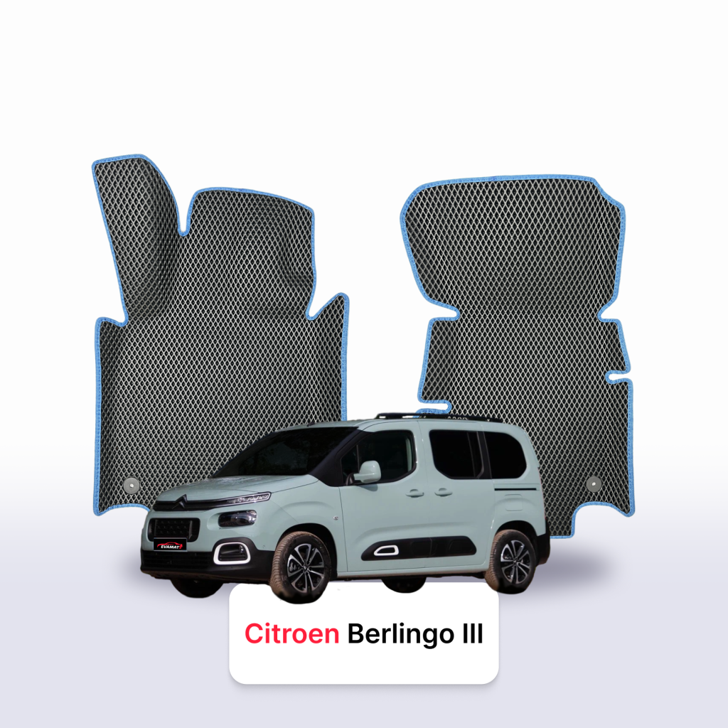 Dywaniki EVA Citroën Berlingo III gen. 2018–2028 minivan short – na wymiar z rantem 3D lub bez