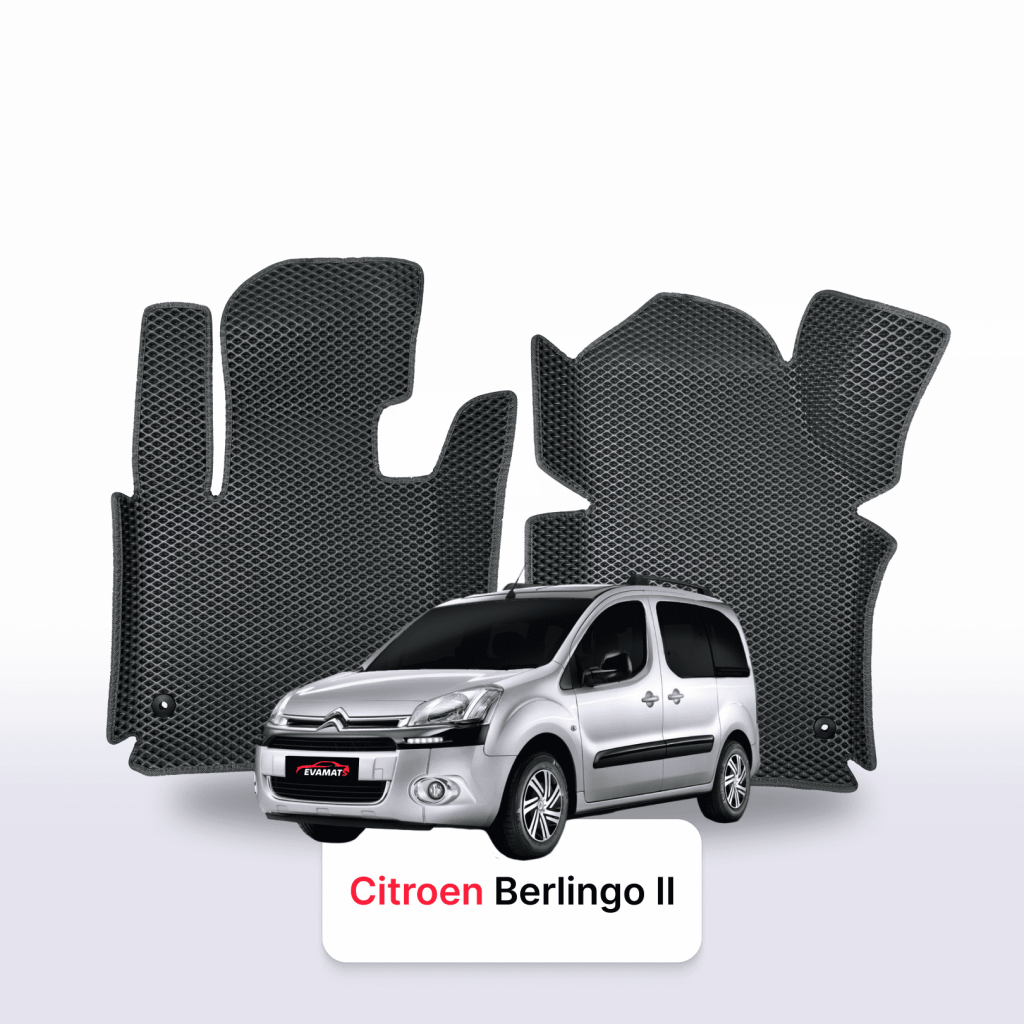 Dywaniki EVA Citroën Berlingo II gen. 2008–2018 kombivan – na wymiar z rantem 3D lub bez