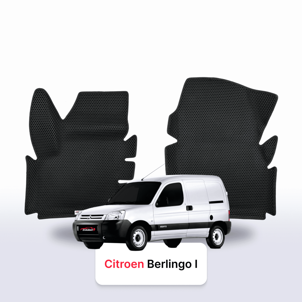 Dywaniki EVA Citroën Berlingo I gen. 1996–2008 van – na wymiar, 17 kolorów i rant 3D