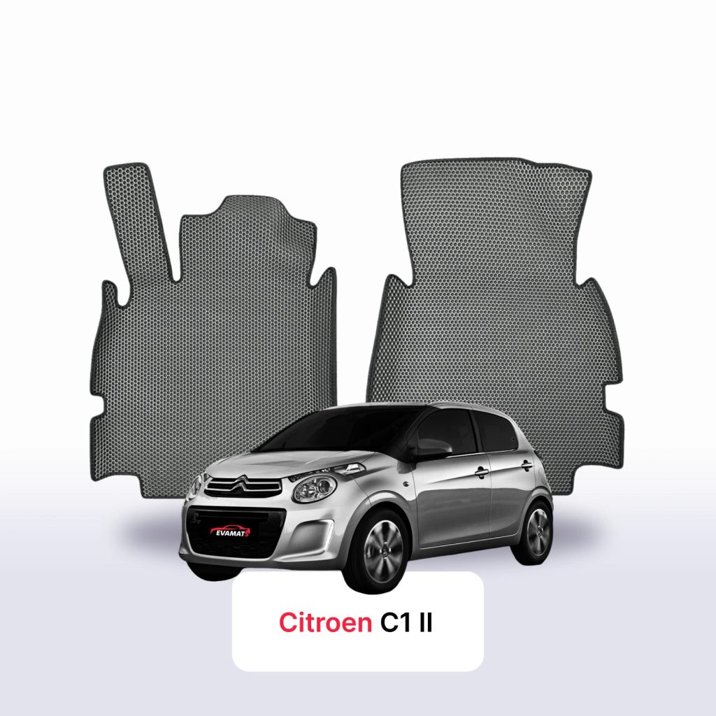 Dywaniki EVA Citroën C1 II gen. 2014–2022 hatchback – na wymiar z rantem 3D lub bez