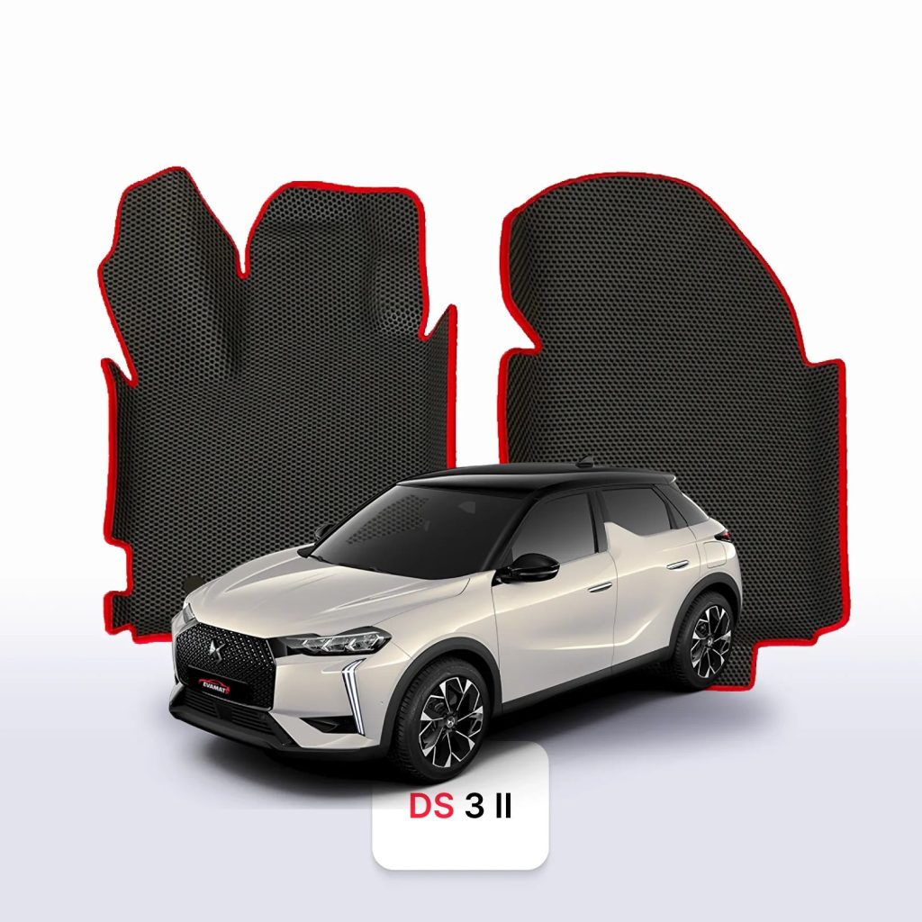 Dywaniki EVA DS 3 I gen. 2010–2019 hatchback – na wymiar z rantem 3D lub bez