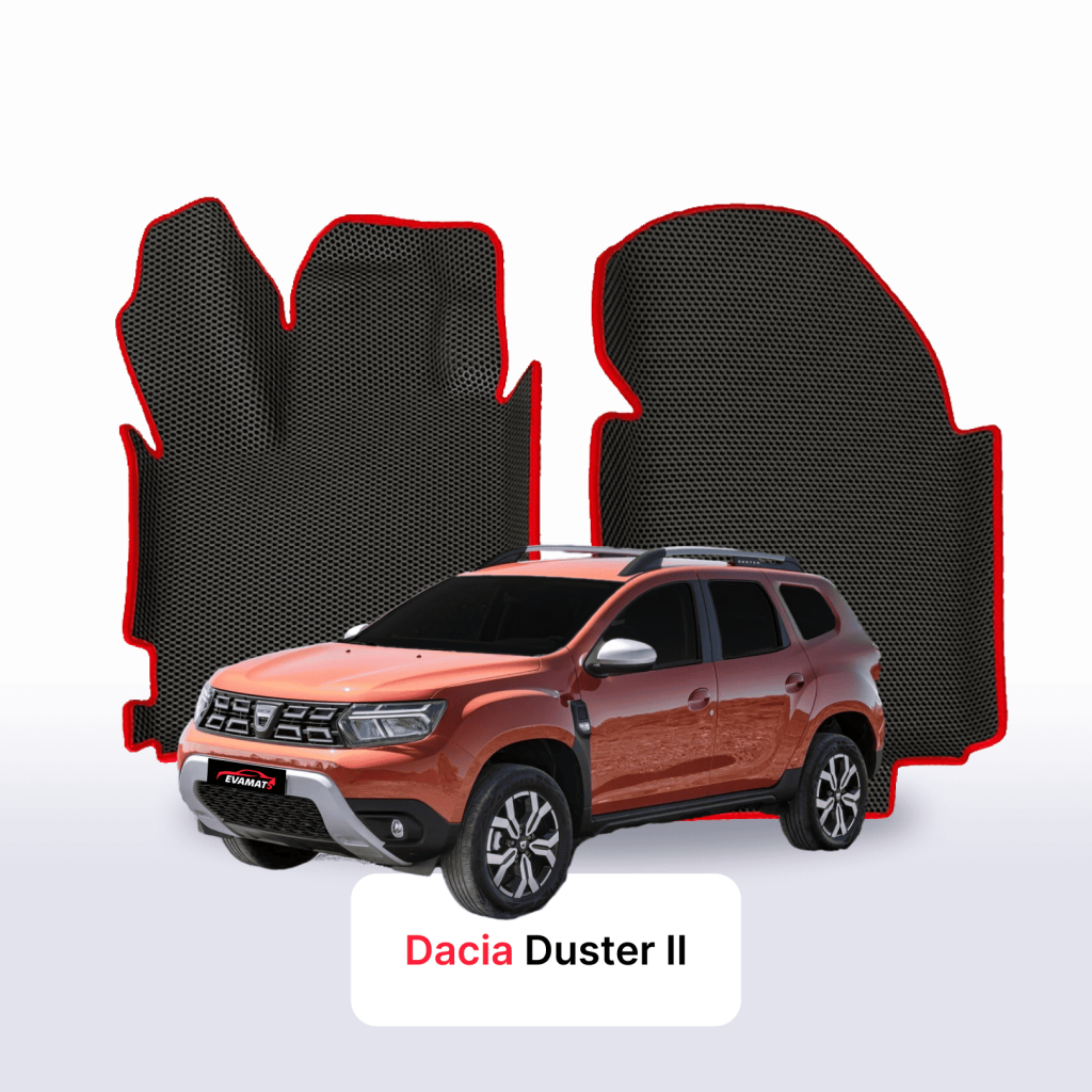 Dywaniki EVA Dacia Duster II gen. 2017–2023 SUV – na wymiar z rantem 3D lub bez