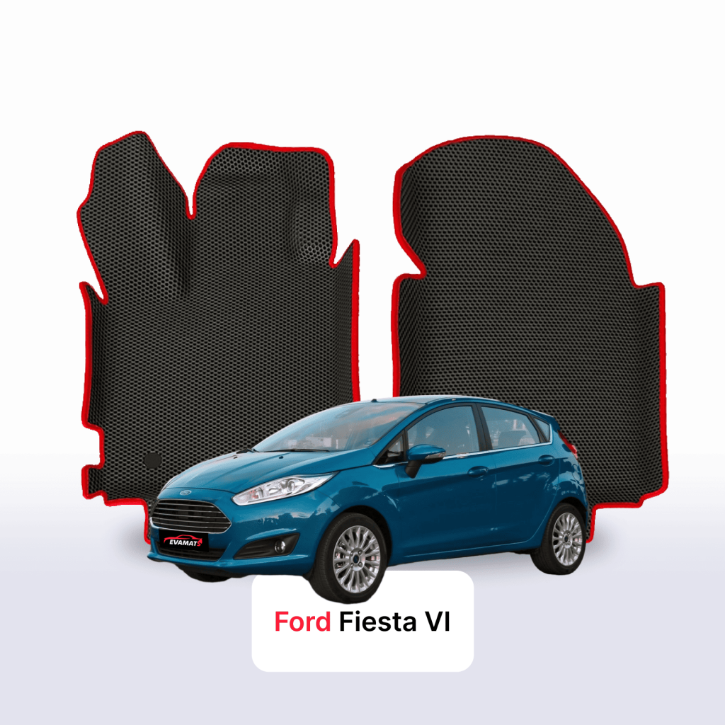 Dywaniki EVA Ford Fiesta Mk6 2008–2017 hatchback 5 drzwi – na wymiar z rantem 3D lub bez