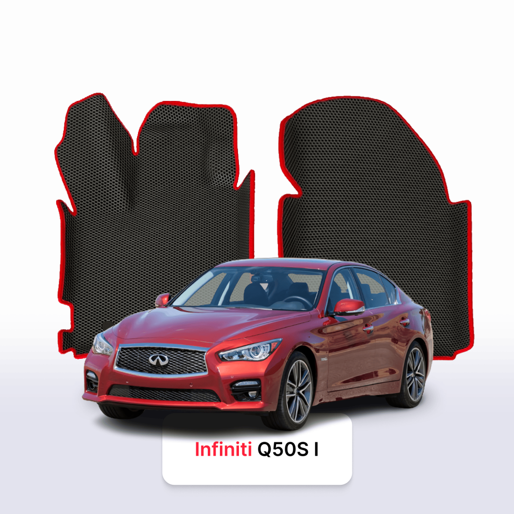 Dywaniki EVA Infiniti Q50 1 gen. 2013–2019 sedan – na wymiar z rantem 3D lub bez