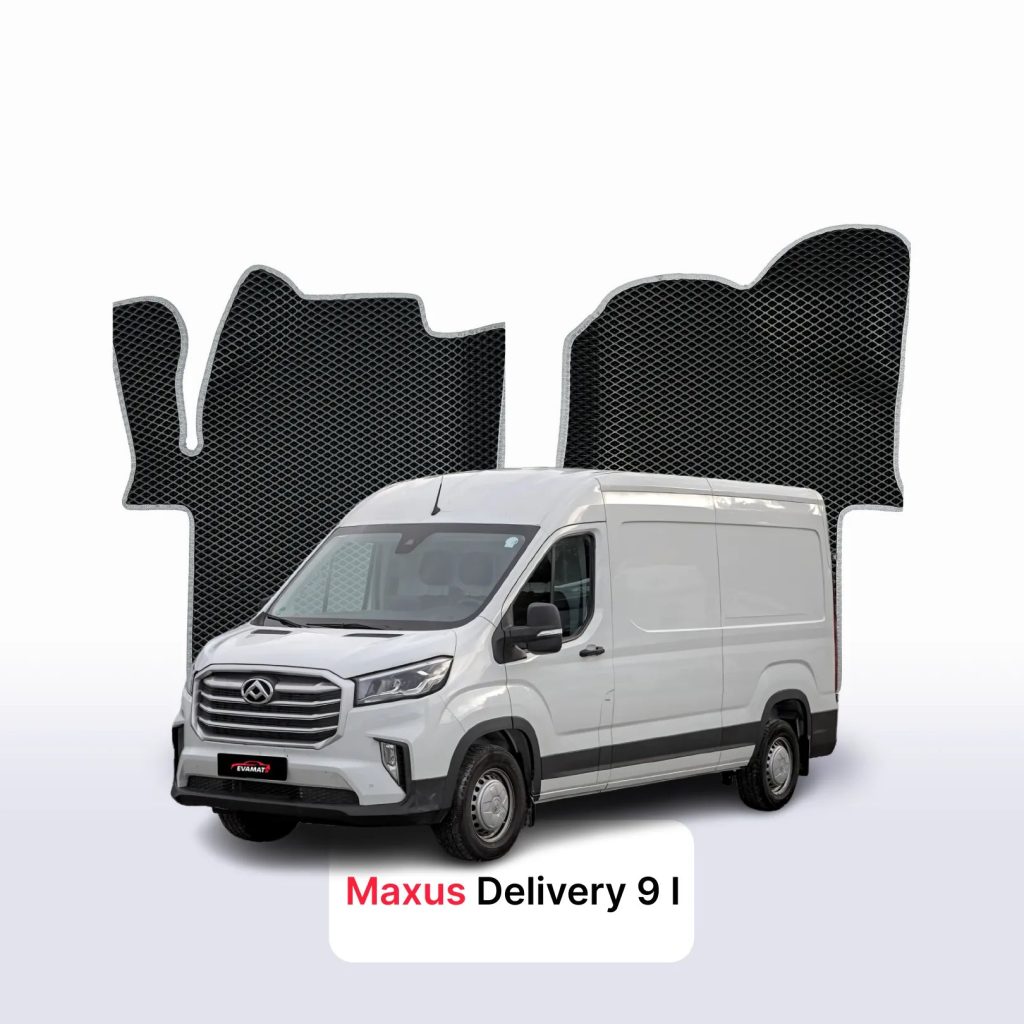 Dywaniki EVA Maxus eDeliver 9 I gen. od 2021 van – na wymiar z rantem 3D i wyborem 17 kolorów
