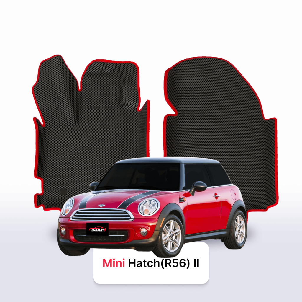 Dywaniki EVA Mini Cooper / Hatch F56 2014–2024 hatchback 3 drzwi – na wymiar z rantem 3D lub bez
