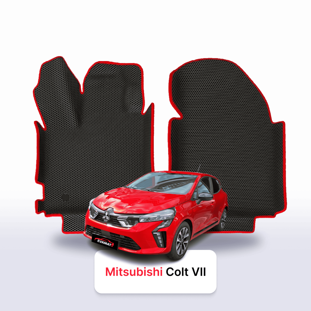 Dywaniki EVA Mitsubishi Colt VII gen. od 2023 hatchback 5 drzwi – na wymiar z rantem 3D lub bez