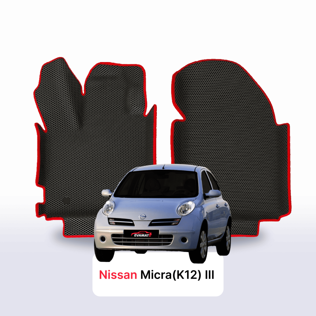 Dywaniki EVA Nissan Micra III (K12) 2002–2010 hatchback 5 drzwi – na wymiar z rantem 3D lub bez
