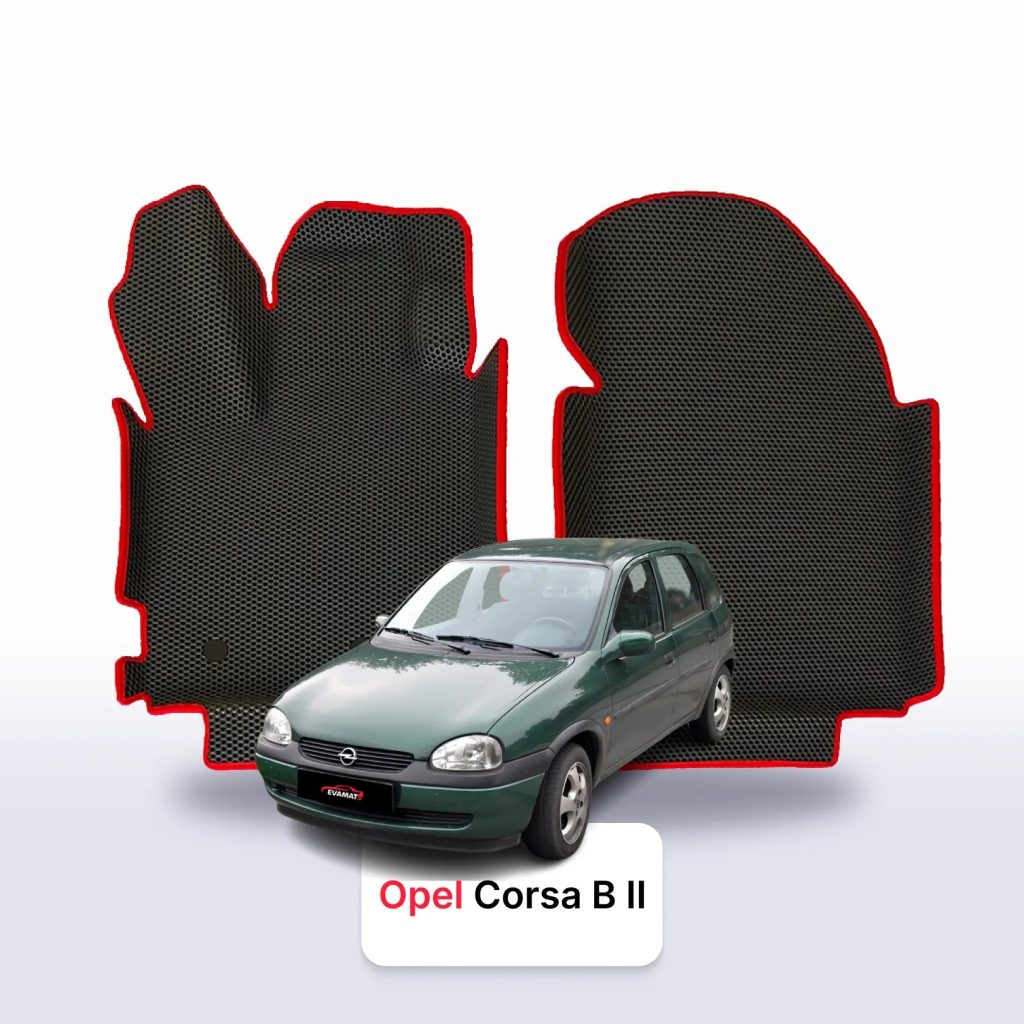 Dywaniki EVA Opel Corsa B 1993–2000 hatchback 5 drzwi – na wymiar z rantem 3D lub bez