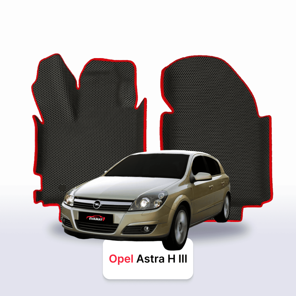 Dywaniki EVA Opel Astra H 2004–2014 hatchback 5 drzwi – na wymiar z rantem 3D do 7 cm