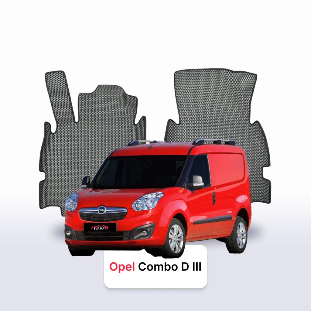 Dywaniki EVA Opel Combo D 2011–2018 van SWB – na wymiar z rantem 3D