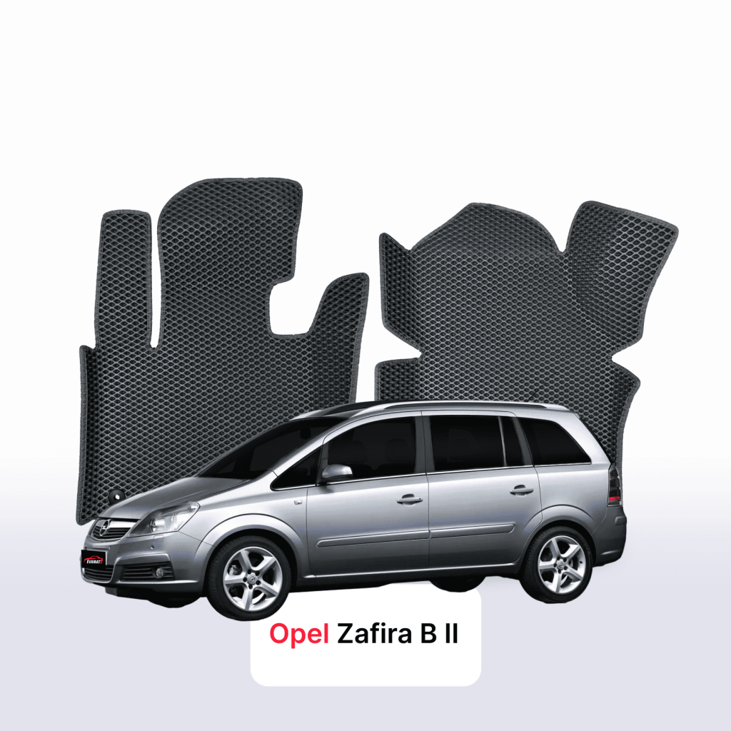 Dywaniki EVA Opel Zafira B 2005–2014 minivan – na wymiar z rantem 3D lub bez