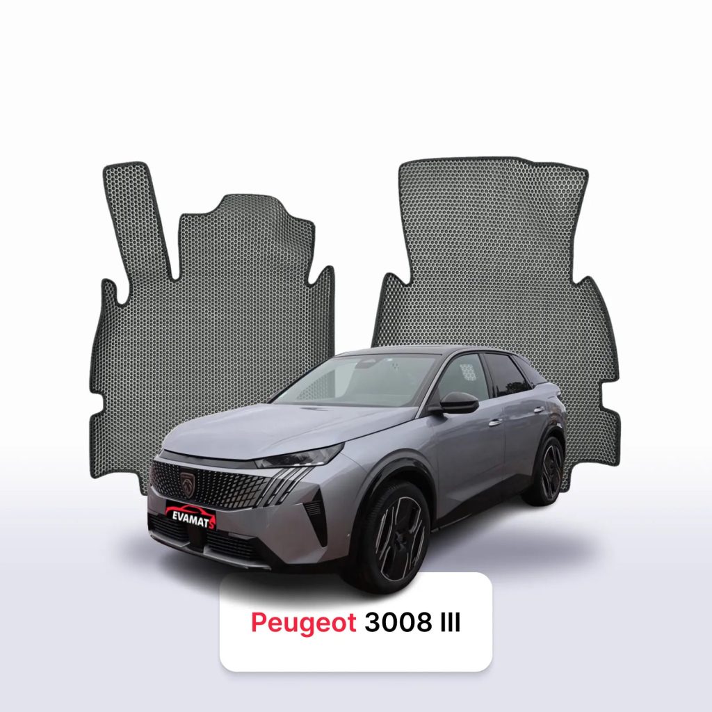 Dywaniki EVA Peugeot 3008 III gen. 2024–2028 SUV Coupe – na wymiar z rantem 3D lub bez