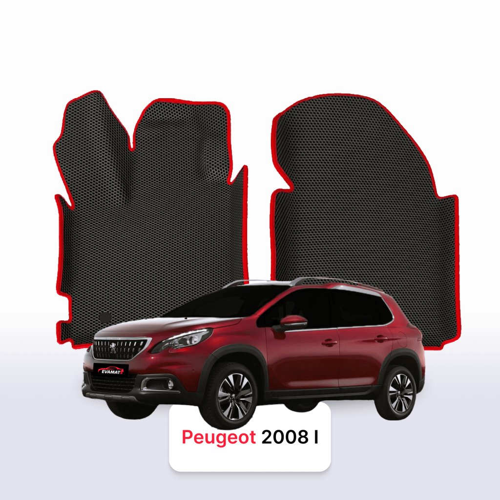 Dywaniki EVA Peugeot 2008 I gen. 2013–2019 SUV – na wymiar z rantem 3D lub bez