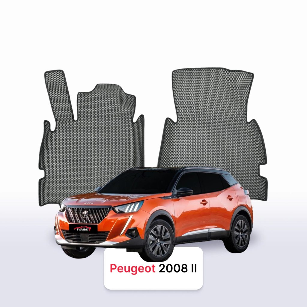 Dywaniki EVA Peugeot 2008 II gen. 2019– SUV – na wymiar, rant 3D i wybór komórek