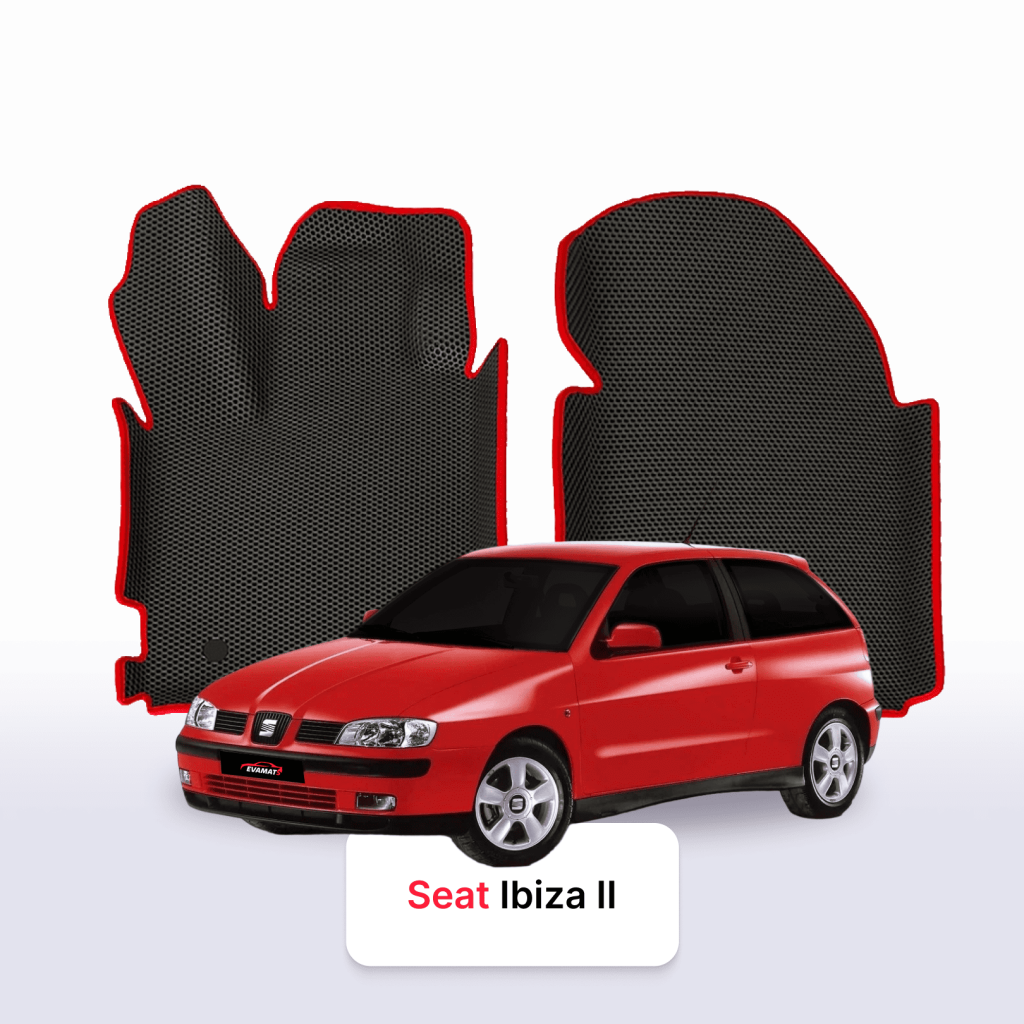 Dywaniki EVA Seat Ibiza II gen. 1993–2002 hatchback 3 drzwi – na wymiar z rantem 3D lub bez