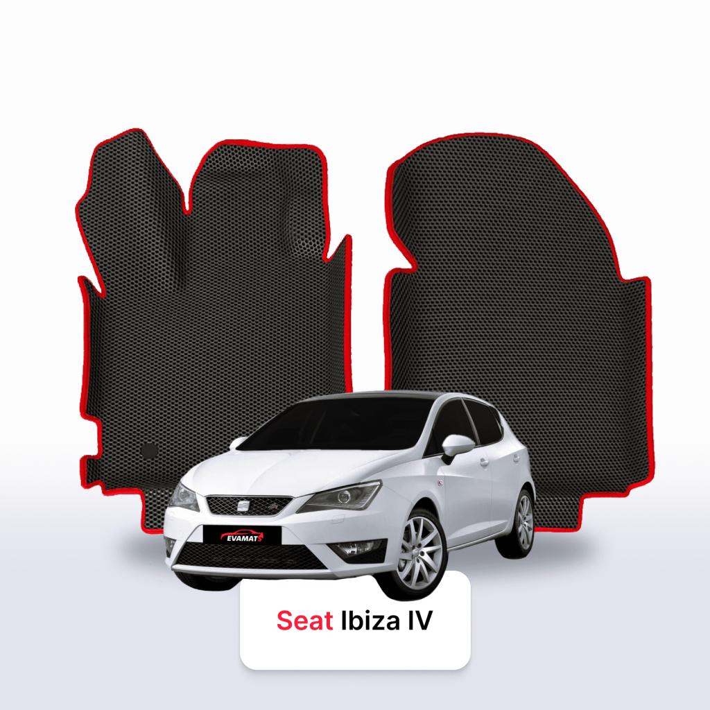 Dywaniki EVA Seat Ibiza IV gen. 2008–2017 hatchback 5 drzwi – na wymiar z rantem 3D lub bez
