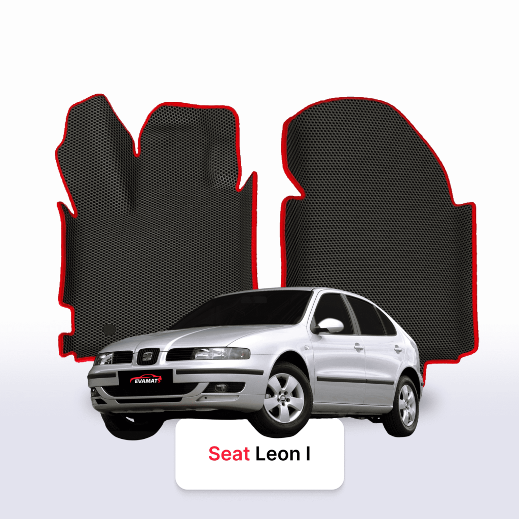 Dywaniki EVA Seat Leon I gen. 1999–2005 hatchback 5 drzwi – na wymiar z rantem 3D lub bez