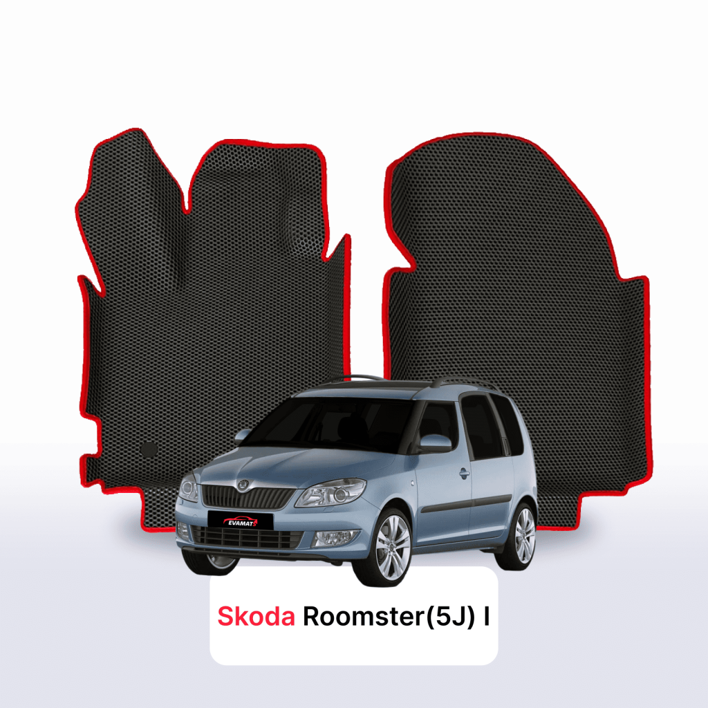 Dywaniki EVA Škoda Roomster I gen. 2006–2015 minivan – na wymiar z rantem 3D lub bez