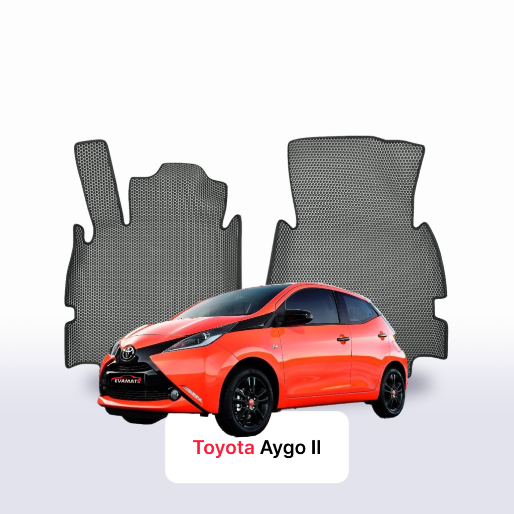 Dywaniki EVA Toyota Aygo II 2014–2022 hatchback 5 drzwi – na wymiar z rantem 3D lub bez