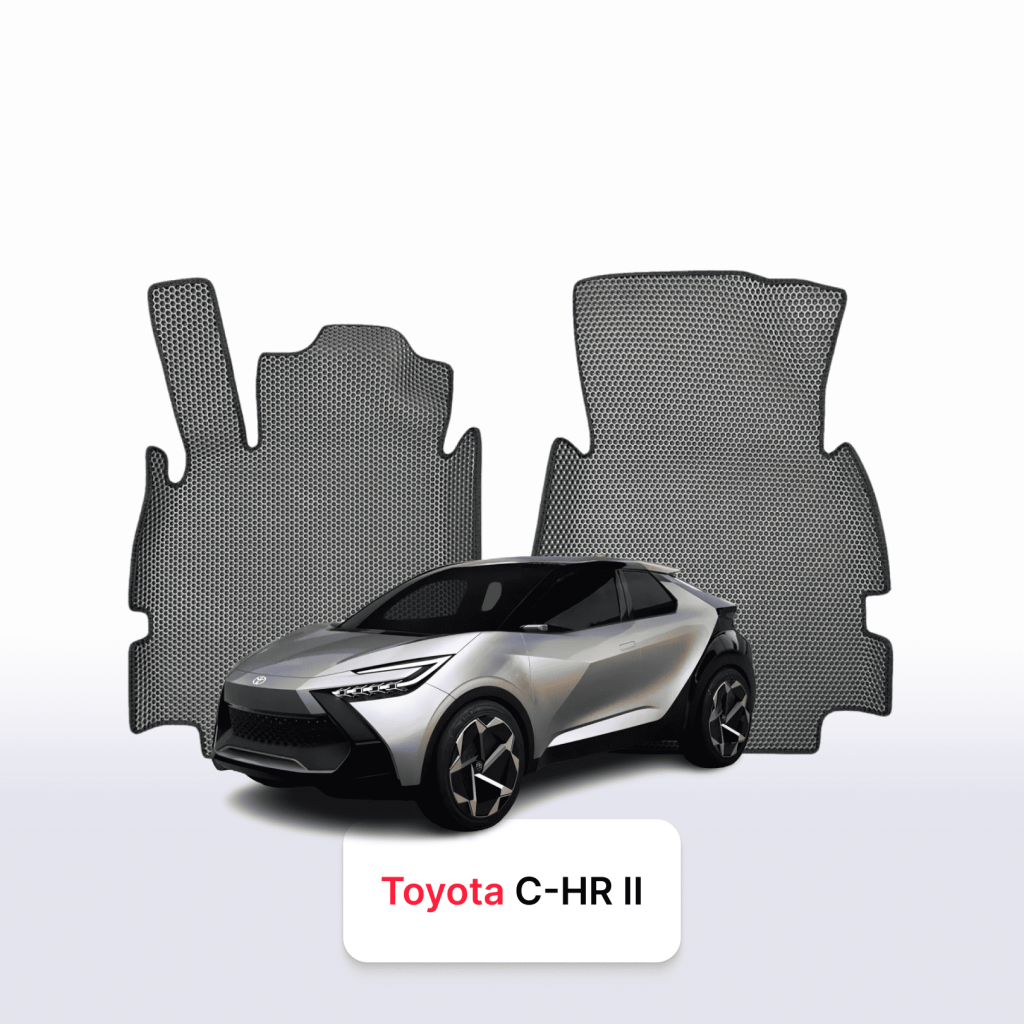 Dywaniki EVA Toyota C-HR II 2023– SUV – na wymiar z rantem 3D lub bez