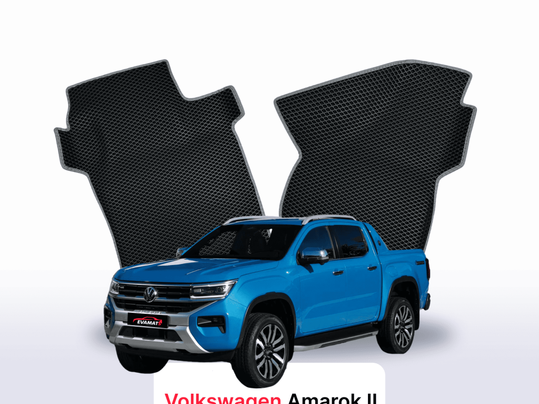 Dywaniki EVA Volkswagen Amarok II gen. od 2022 pick-up – na wymiar z rantem 3D lub bez