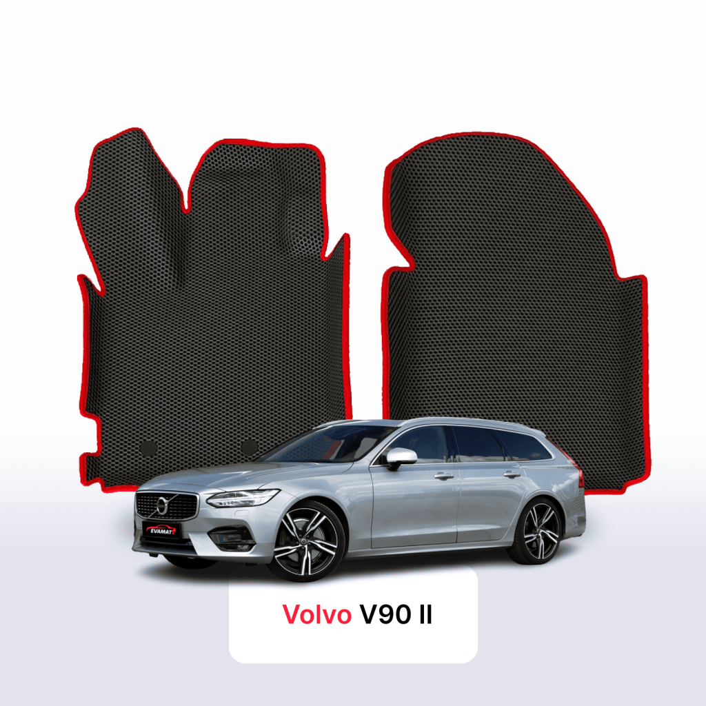Dywaniki EVA Volvo V90 II gen. 2016–2025 kombi – na wymiar z rantem 3D, 17 kolorów