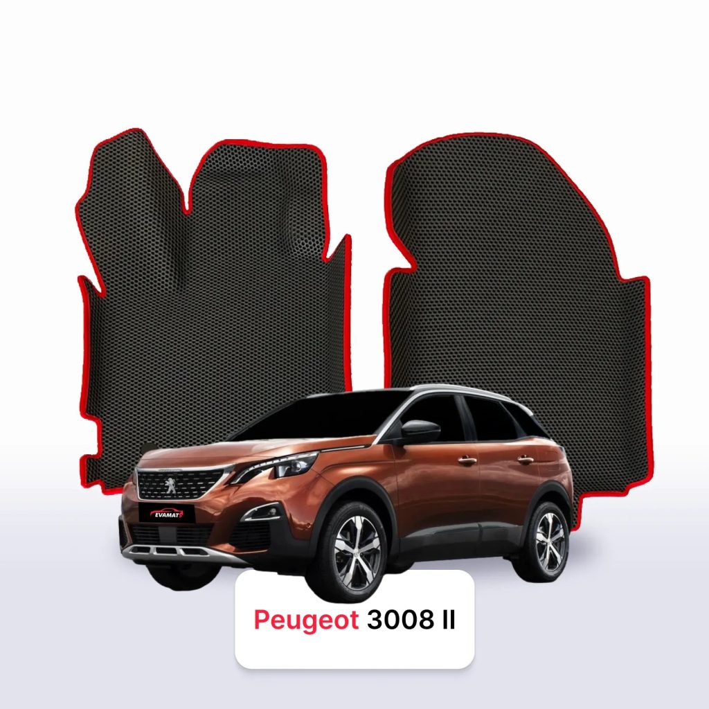 Dywaniki EVA Peugeot 3008 II gen. 2016–2023 SUV – na wymiar, rant 3D do 7 cm i 17 kolorów